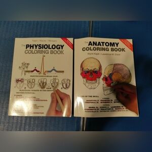 Anatomy and physiology Coloring Book And Flashcards